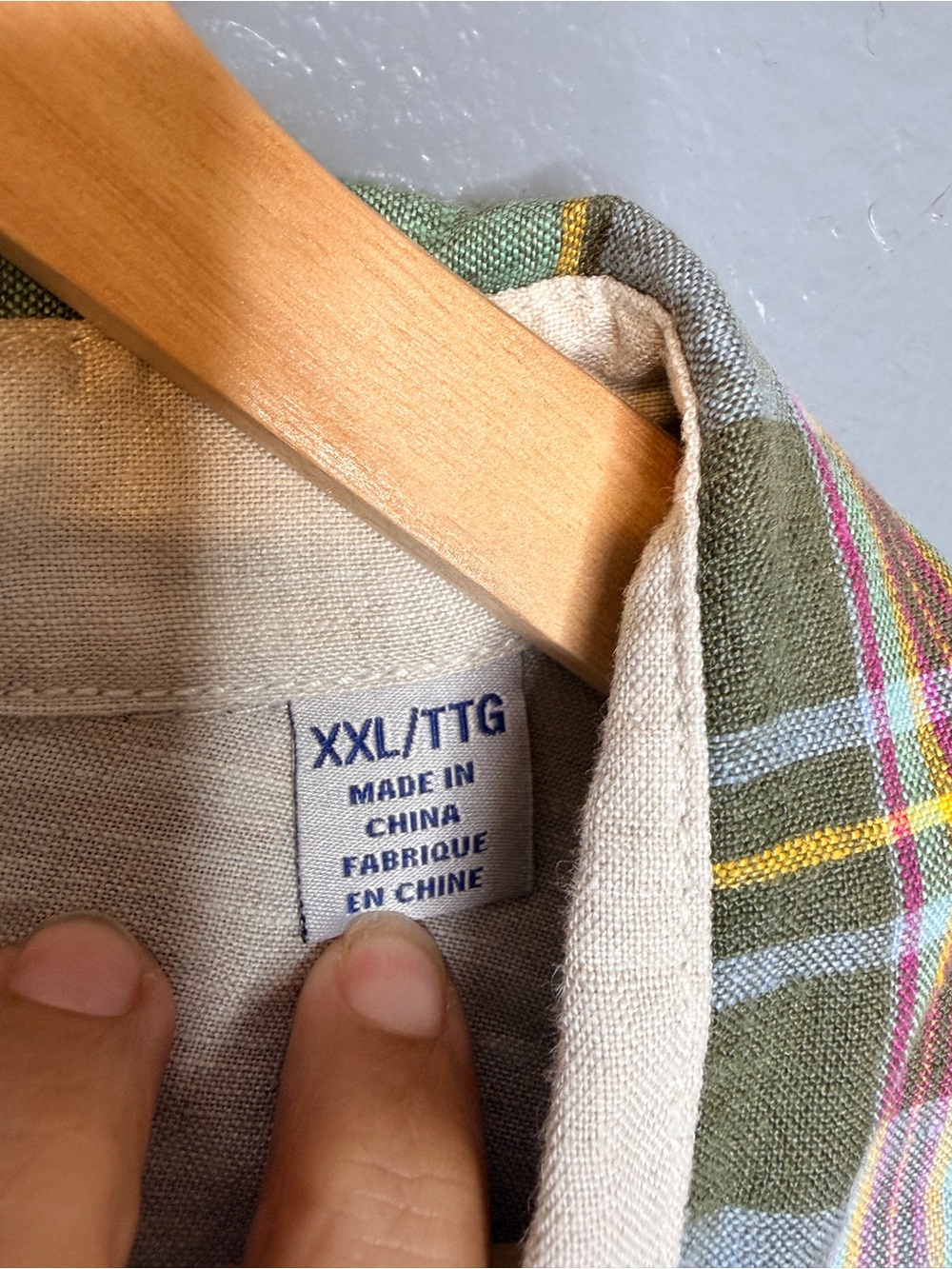 Tommy Bahama Hemsworth Plaid Buccaneer Blue Button up Men’s XXL - Picture 7 of 11